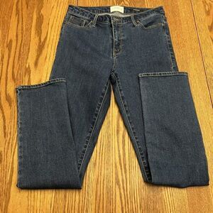 PARKER SMITH Women's Straight Leg Jeans - Dark Blue